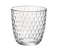 Bormioli Rocco Tumbler-Glas Slot, Glas, Acqua Tumbler Trinkglas 290ml Glas Transparent 6 Stück