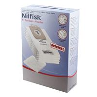 Nilfisk - Ersatzteil - 4er Pack Staubsaugerbeutel + Vorfilter power - philips