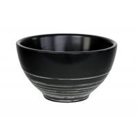 Tokyo Design Studio Schwarz / Weiße Schüssel - Black Maru - 10 x 5 cm 200 ml
