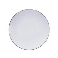 Wit/Goud Bord Ster - Nippon White - 25cm