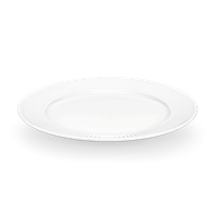 Pillivuyt - Plissé Plate Flat - Ø28 cm - White (214228)