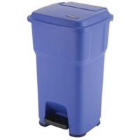 Vileda Abfallbehälter Hera mit Pedal 60l blau