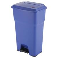 Vileda Abfallbehälter Hera mit Pedal 85l blau