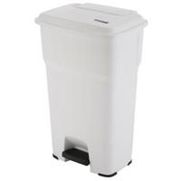 Vileda Abfallbehälter Hera mit Pedal 85l weiß