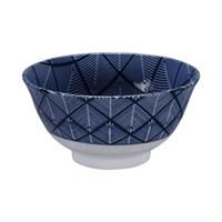 Tokyo Design Studio Blau / Weiße Schüssel - Gemischte Schalen - 13 x 7 cm 350 ml