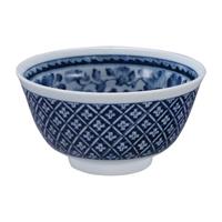 Tokyo Design Studio Blau / Weiße Schüssel - Gemischte Schalen - 12,7 x 6,8 cm 400 ml