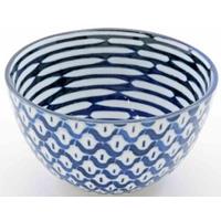 Tokyo Design Studio Blau / Weiße Schüssel - Gemischte Schalen - 12,7 x 7 cm 500 ml