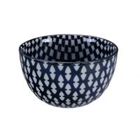 Tokyo Design Studio Blau / Weiße Schüssel - Gemischte Schalen - 15 x 8,5 cm 750 ml