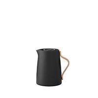 Stelton Isolierkanne Emma Teeisolierkanne Mattschwarz 1000 ml, 1 l