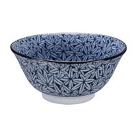 Blauw/Witte Kom - Mixed Bowls - 15 x 7cm 500ml