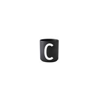 designletters Design Letters - Personal Porcelain Cup C - Black (10204000C)