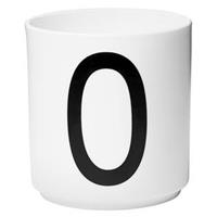 designletters Design Letters - Personal Porcelain Cup O - White