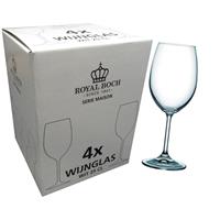 Eigen merk Royal Boch witte wijnglas 25 cl " Maison" ds a 4 st