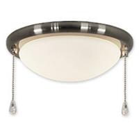 Lamp voor plafondventilator CasaFan 15R BN FLACHE SCHALE Opaalglas (mat)
