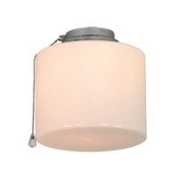 Lamp voor plafondventilator CasaFan 1B CH ZYLINDER GESCHL. Opaalglas (glanzend)