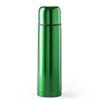 RVS thermosfles/isoleerkan 500 ml groen Groen