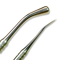 Edelstahl Werkzeug #1 - Flaches abgewinkeltes Bone Tool