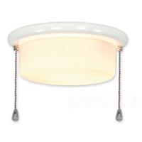 Lamp voor plafondventilator CasaFan 15Z WE FLACHER ZYLINDER Opaalglas (mat)