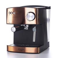 Espresso-Kaffeemaschine, 850 w, Aluminium, Gold - Adler