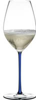 Riedel Gläser Fatto a Mano - dunkelblau Champagner Weinglas 445 ccm / h: 25 cm
