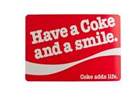 Cosy&Trendy PLACEMAT PP COKE UND SMILE RED 43X30CM