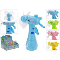 Blauwe waterspray ventilator giraffe 15 cm voor kinderen Roze