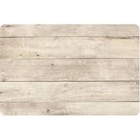 Cosy & Trendy 2x Placemats beige hout print 44 cm Bruin