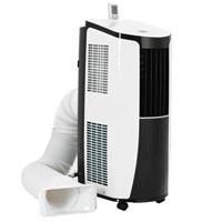 vidaXL Mobile Klimaanlage 2600 W (8870 BTU) Schwarz