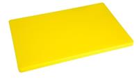 hygiplas LDPE extra dikke snijplank geel 600x450x20mm