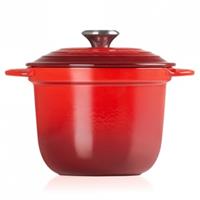 Le Creuset Cocotte Every Gusseisen mit Poteriedeckel Kirschrot 18cm
