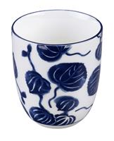 Tokyo Design Studio Blau / Weiß Tasse Efeu - Flora Japonica - 6,7 x 7,7 cm 170 ml