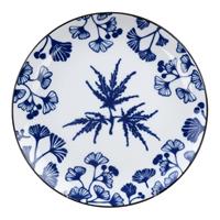 Blauw/Wit Bord Maple - Flora Japonica - 16 x 2cm