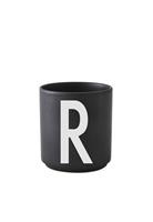 designletters Design Letters - Personal Porcelain Cup R - Black