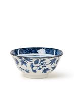 Tokyo Design Studio Blau / Weiße Ginko Schüssel - Flora Japonica - 14,8 x 7 cm 500 ml