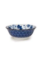 Tokyo Design Studio Blau / Weiße Schüssel Kranich - Flora Japonica - 20,3 x 8 cm 1000 ml