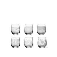 LEONARDO Gläser-Set CASELLA, Kristallglas, 360 ml, mit Diagravur, 6-teilig