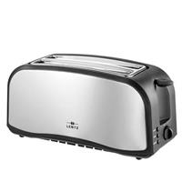 Yomonda Toaster 4 Scheiben Maße: 16.5x41x19,5cm (B/L/H) schwarz  Erwachsene