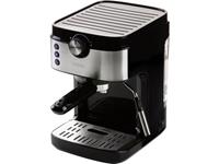 Domo Espressomaschine mit Siebträger Schwarz, Edelstahl 1450W