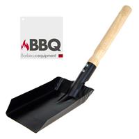 BBQ Collection Barbecue/BBQ schep - zwart etaal - 37 cm - Kolen/briquetten scheppen - Barbecuegereedschapset