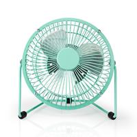 nedis Miniventilator - 15 cm (Kleur: turquoise)