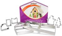 Patisse Cookie cutter set gingerbread house 7 pieces Steel