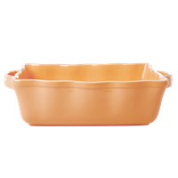 Rice - Stoneware Oven Dish - Apricot L