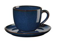 ASA Selection Kaffeetasse & Untertasse Saisons Midnight Blue 230 ml