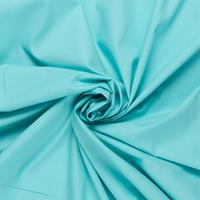 azuur blauw poplin katoen