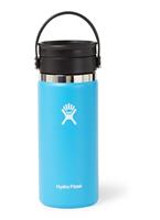 Hydro Flask 16oz White Mouth 473ml Isolierflasche (Blau)