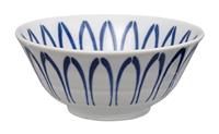 Tokyo Design Studio Blau / Weiße Schüssel - Gemischte Schalen - 15 x 7 cm 500 ml