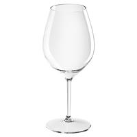 Santex 1x Witte of rode wijn wijnglazen 51 cl/510 ml van onbreekbaar transparant kunststof - Herbruikbaar - Wijnen wijnliefhebbers drinkglazen - Wijn drinken