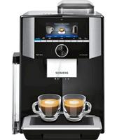 Siemens EQ.9 plus s500 extraKlasse (TI955F09DE) Kaffeevollautomat Schwarz, Silber - Ideale Zubereitung und perfekter Geschmack dank der einzigartigen Technologie des iAroma Systems - Individuellere Ge