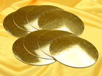Cake-Masters Golden Plate 20cm gold glänzend 8 Stück