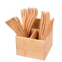 GRÄWE Bambus-Box mit 10-teiligem Besteck natur